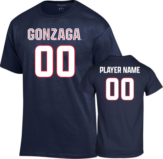 Gonzaga Women's Basketball Player Name Short Sleeve T-Shirt - ONLINE ONLY