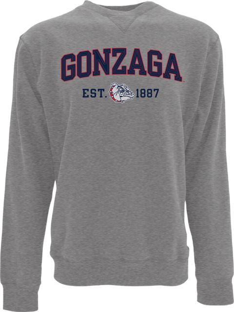 Gonzaga University Sanded Crewneck Sweatshirt: Gonzaga University