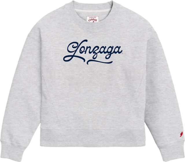 Gonzaga University Bulldogs Women's Boxy Crewneck Sweatshirt