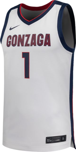 Gonzaga University Basketball Nike #1 Replica Jersey