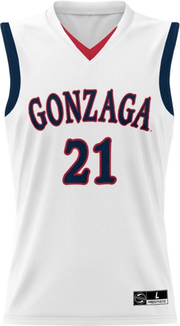 Men's Nike # White Gonzaga Bulldogs Limited Basketball Jersey