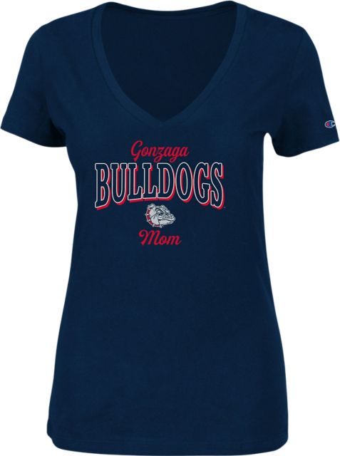 Gonzaga University Women's Plus Size Bulldogs Mom Short Sleeve T-Shirt