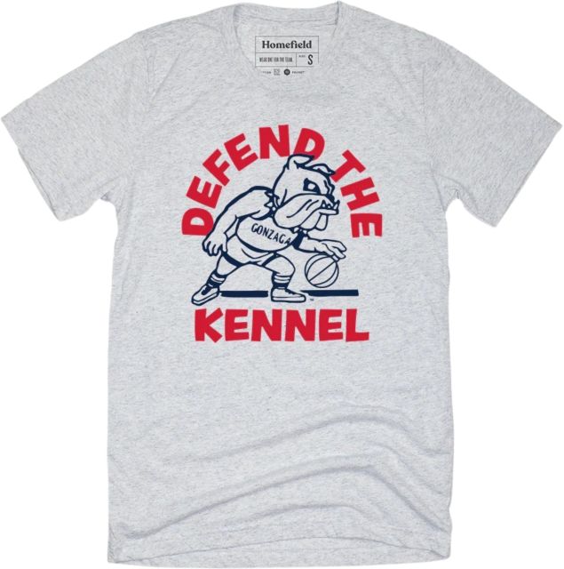 Gonzaga University Bulldogs Defend The Kennel Tri-Blend Short Sleeve T-Shirt