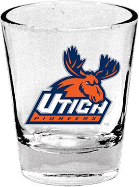 Utica College Pioneers 1.5 oz. Collector's Glass