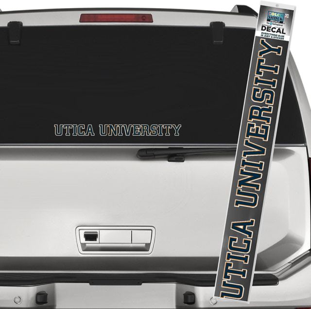 Utica University Strip Decal