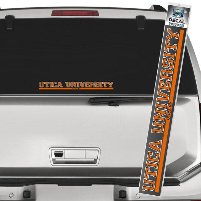 Utica University Strip Decal