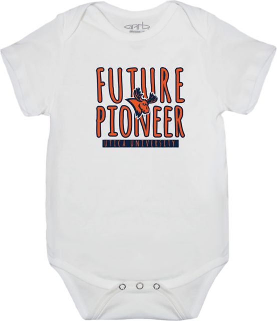 Utica University Infant's Pioneers Onesie