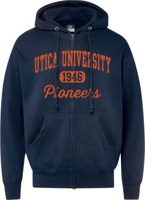 Utica University Pioneers Full Zip Hood