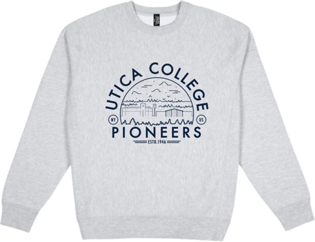 Utica College Premium Heavyweight Pullover Fleece Crewneck - ONLINE ONLY