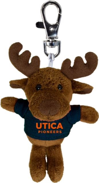 Utica University Pioneers Plush Keychain