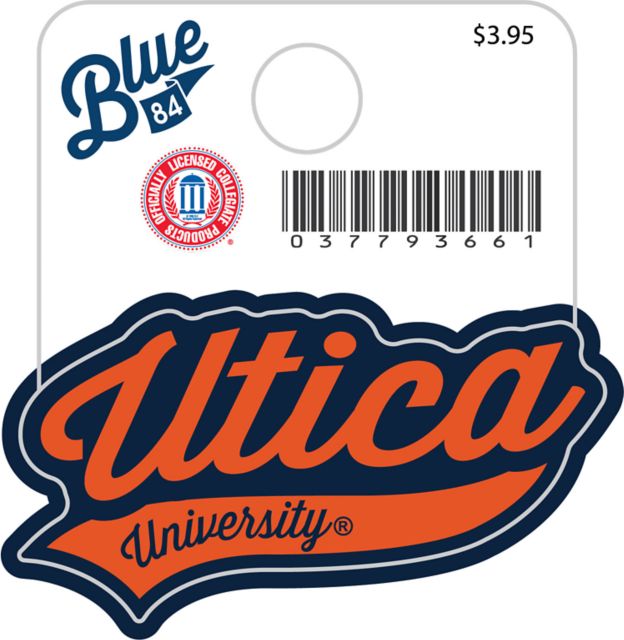 Utica University Mini Sticker