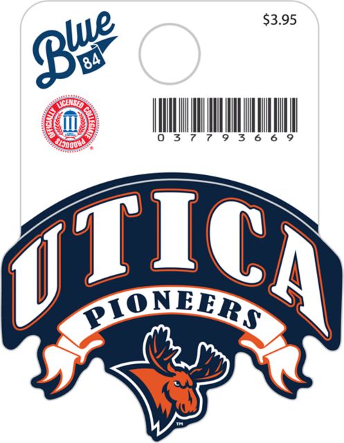 Utica University Pioneers Mini Sticker