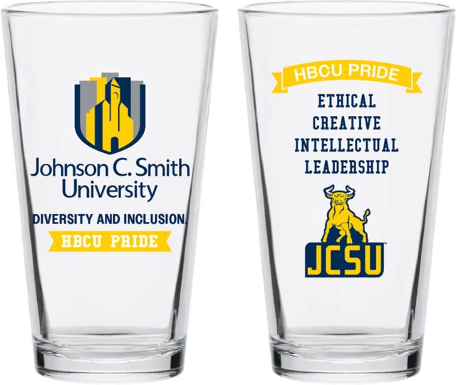 Johnson C. Smith University HBCU 16 oz. Pint Glass
