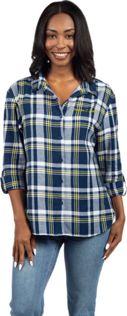 Johnson C. Smith University Women's Plaid Shirt