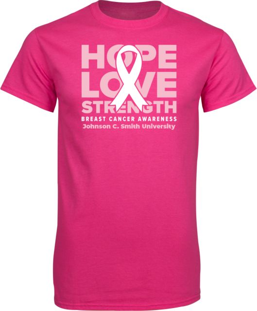 Johnson C. Smith University Breast Cancer Awareness Short Sleeve T-Shirt