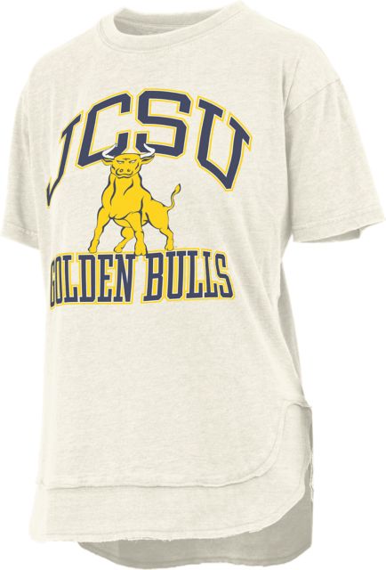 Johnson C. Smith University Golden Bulls Poncho Women's Short Sleeve T-Shirt