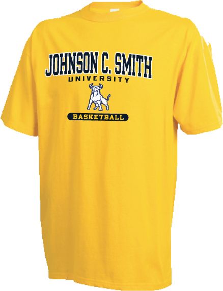 Johnson C. Smith University Golden Bulls Basketball T-Shirt | Johnson C ...