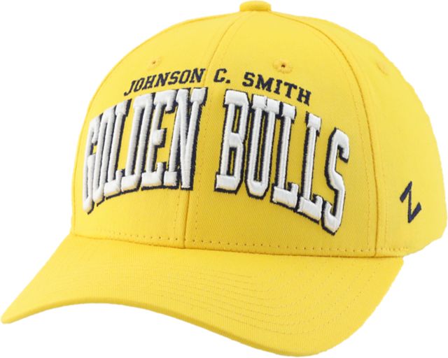 Johnson C. Smith University Golden Bulls Patch Trucker Cap: Johnson C.  Smith University