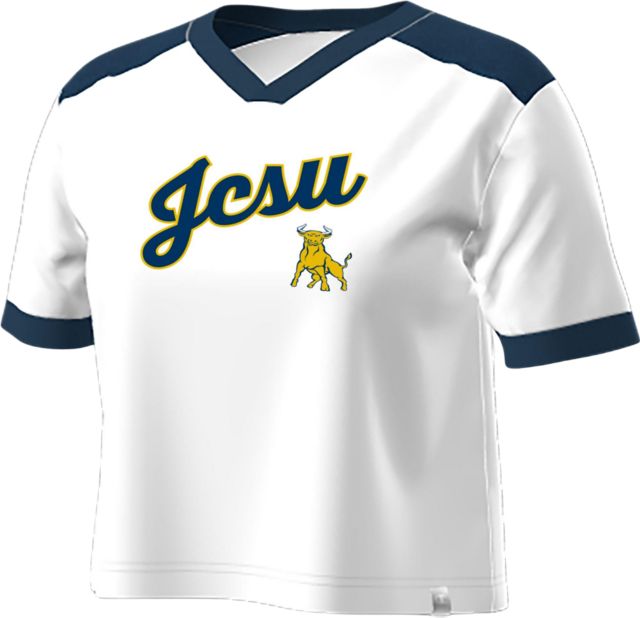 Johnson C. Smith University Golden Bulls Women's Open Back Short Sleeve T-Shirt