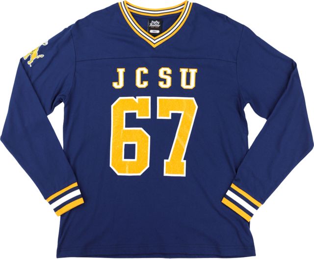 Johnson C. Smith University HBCU Women's Long Sleeve Football Jersey