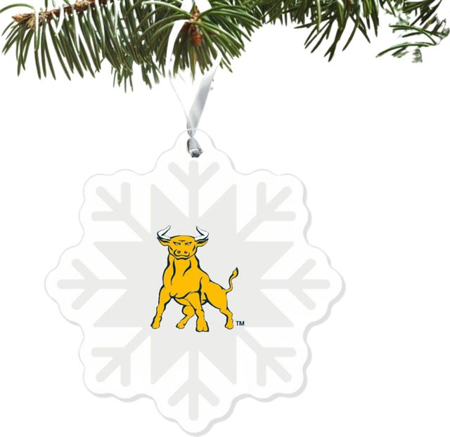 Johnson C. Smith University Golden Bulls 3'' x 4'' Ornament