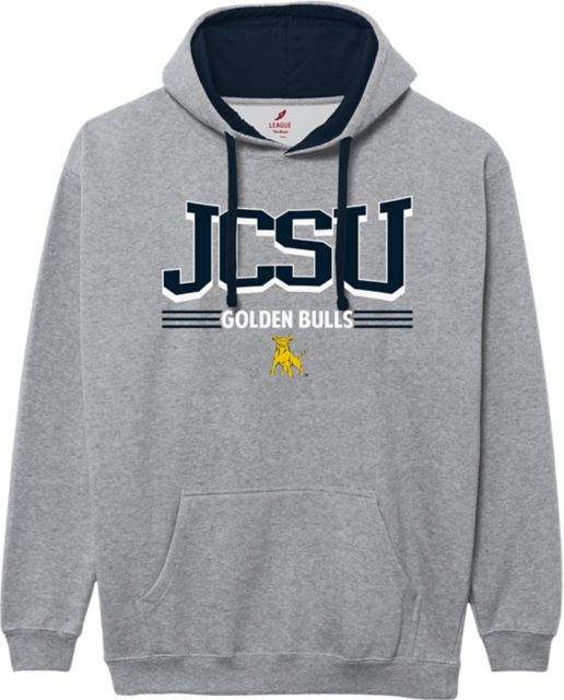 Johnson C. Smith University Golden Bulls Colorblock Hooded Sweatshirt