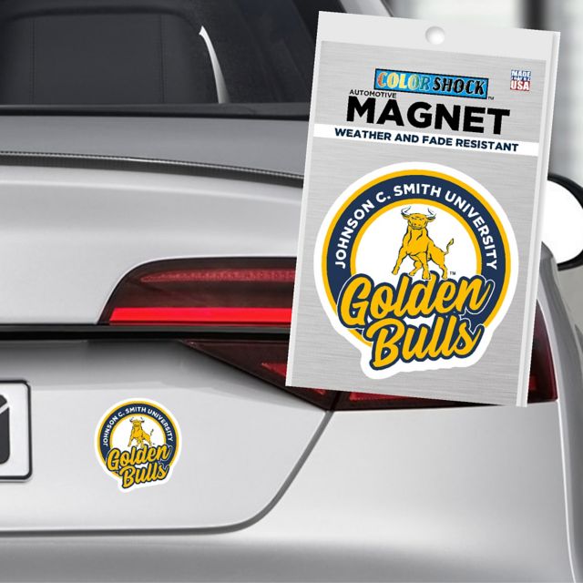 Johnson C. Smith University Golden Bulls 4x4 Magnet