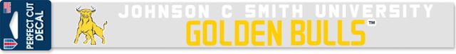 Johnson C. Smith University 3 x 10 Perfect Cut Decal