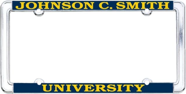 Johnson C. Smith University Thin Dome License Plate Frame