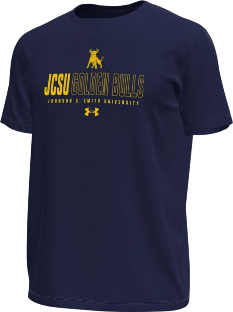 Johnson C. Smith University Golden Bulls Stretch Short Sleeve T-Shirt