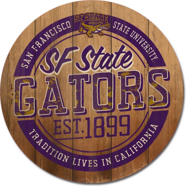 San Francisco State University Barrel Top Wall Mount 26''x26'' - ONLINE ONLY