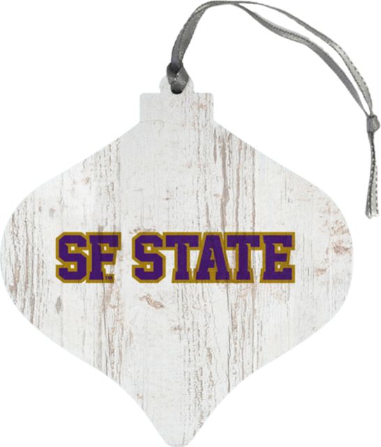 San Francisco State University Gators Bulb Ornament