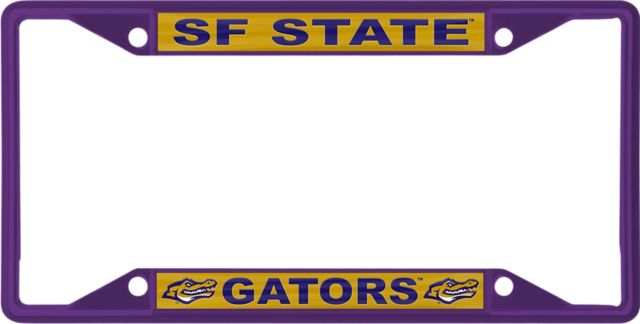 San Francisco State University Gators License Plate Frame