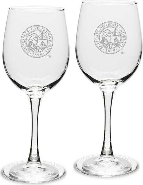 Set of 2 White Wine Glass - 12 oz- ONLINE ONLY