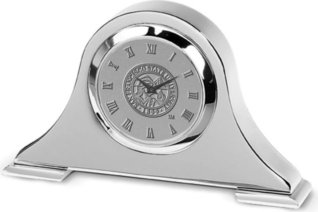 Silver Napoleon Desk Clock - ONLINE ONLY