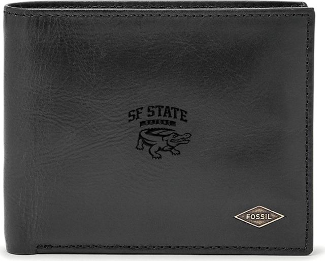 Fossil Leather Ryan RFID Passcase - Black - ONLINE ONLY