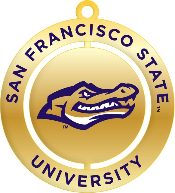 San Francisco State University Gators Spinner Key Tag