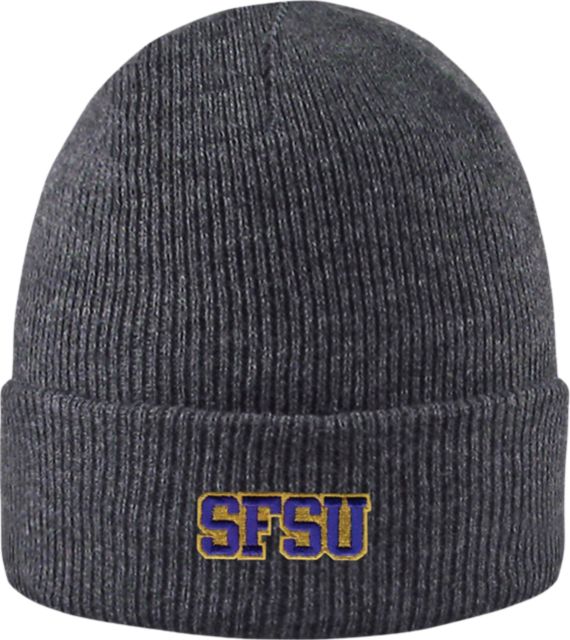 San Francisco State University Knit Cuffed Pom Beanie