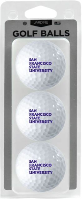 San Francisco State University 3 Pack Golf Balls