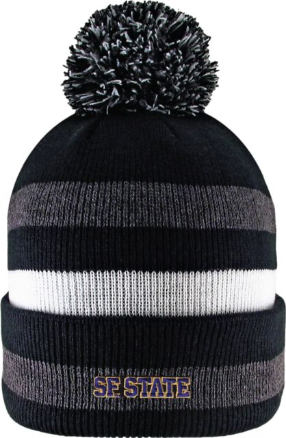 San Francisco State University Knit Cuff Pom Hat