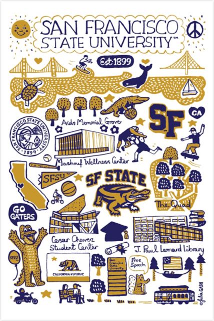 San Francisco State University 12x18 Poster