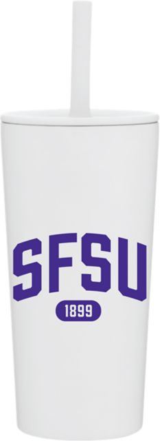 San Francisco State University 20 oz. Gatlinburg Tumbler with Straw