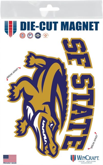 San Francisco State University Gators 3 x 5 Magnet