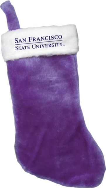 San Francisco State University Plush Stocking
