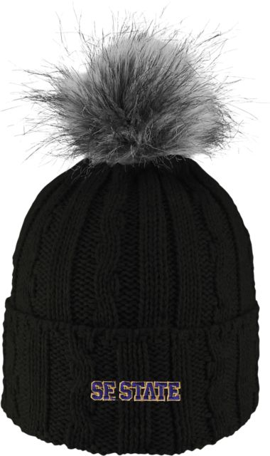 San Francisco State University Women's Fur Pom Beanie