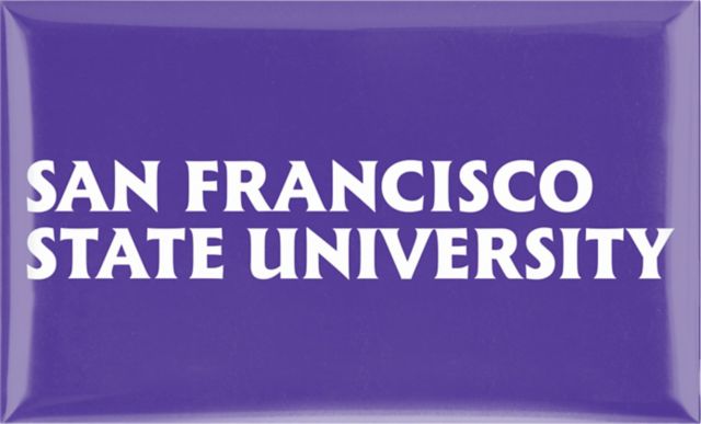 San Francisco State University 2.2 x 3.6 Domed Magnet
