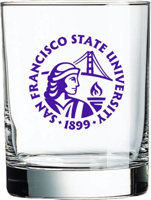 San Francisco State University Double Old Fashioned 14 oz. Glass