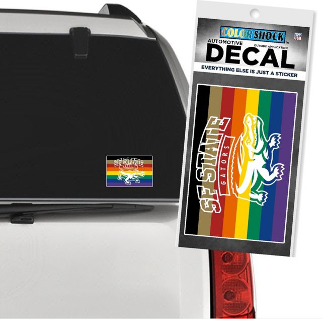 San Francisco State University Pride Decal