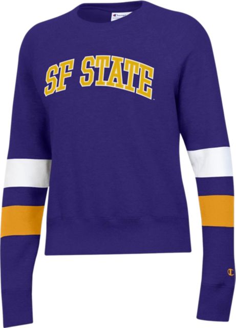 San Francisco State University Hooded Sweatshirt | Champion | Black | Small