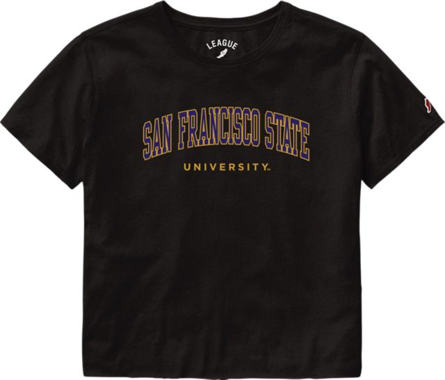 San Francisco State University Women's Crop Short Sleeve T-Shirt